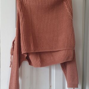 Women's Knit Sweater - Rust